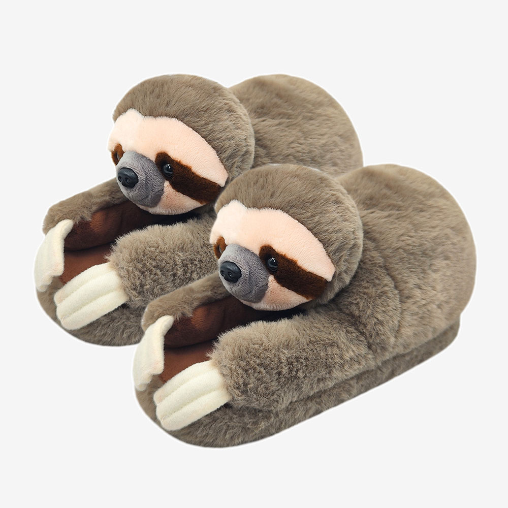 Kids hot sale sloth slippers